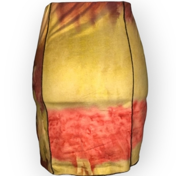 SHEIN tie dye bodycon miniskirt - Picture 2 of 3